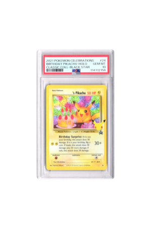 [PSA 10] Birthday Pikachu (24)