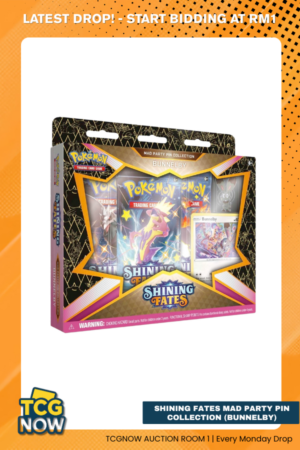 Shining Fates Mad Party Pin Collection (Bunnelby)