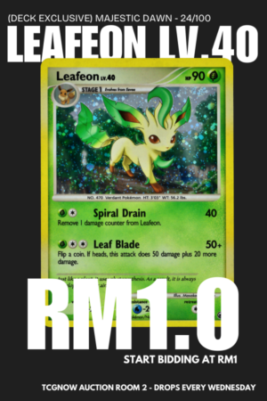 (Deck Exclusive) Leafeon Lv.40 Majestic Dawn - 24/100