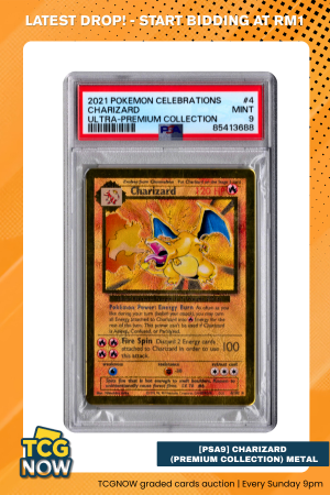 [PSA9] Charizard Metal - 4/102