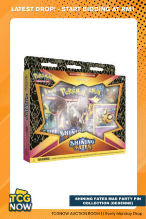 Shining Fates Mad Party Pin Collection (Dedenne)