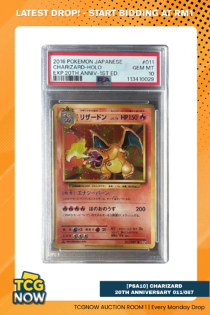Charizard 20th Anniversary 011/087 PSA 10