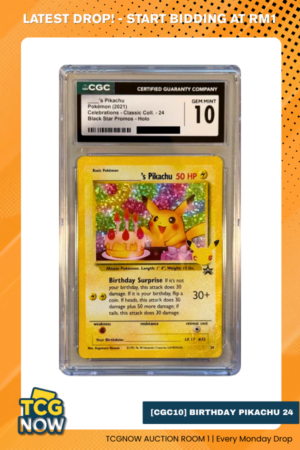 [CGC10] Birthday Pikachu Celebrations 24