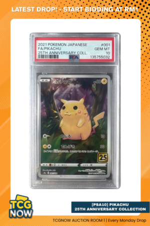 Pikachu 25th Anniversary Collection 001/028 PSA 10