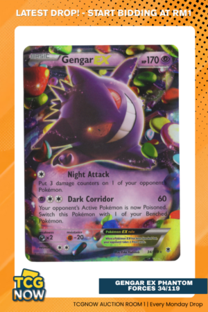 Gengar EX Phantom Forces 34/119 #1579 (LP)
