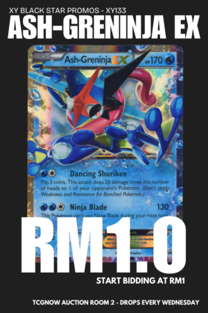 Ash-Greninja EX – XY Black Star Promos XY133