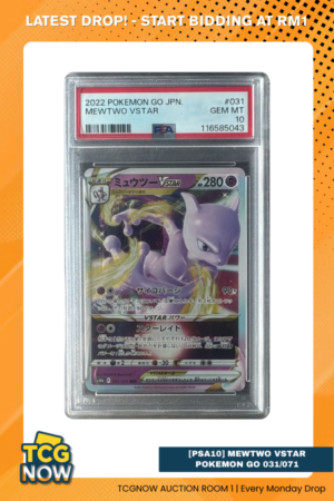 Mewtwo VSTAR Pokemon GO 031/071 PSA 10