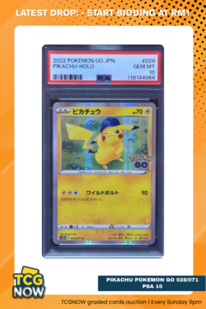 Pikachu Pokemon GO 028/071 PSA 10