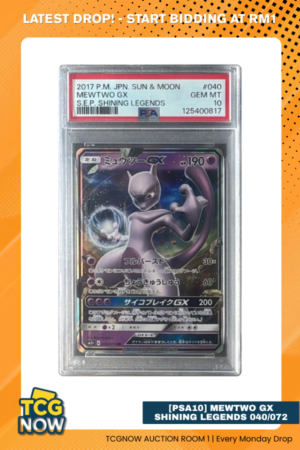 Mewtwo GX Shining Legends 040/072 PSA 10