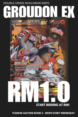 Team Magma’s Groudon EX Double Crisis 15/34