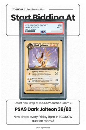 [PSA9] Dark Jolteon Team Rocket 1st Edition 38/82