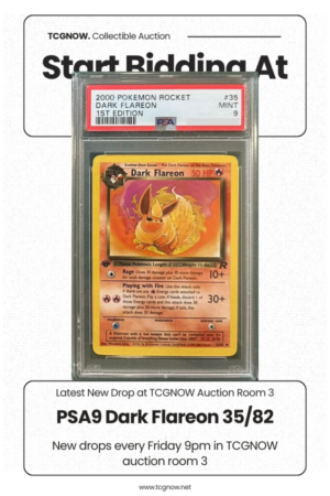 [PSA9] Dark Flareon Team Rocket 1st Edition 35/82