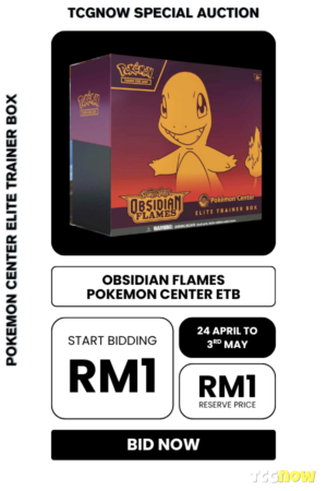 Obsidian Flames Pokémon Center Elite Trainer Box (with Acrylic Case)