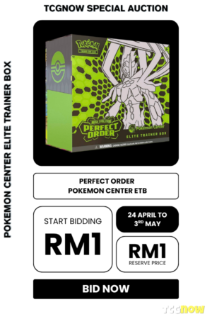 Perfect Order Pokémon Center Elite Trainer Box (with Acrylic Case)