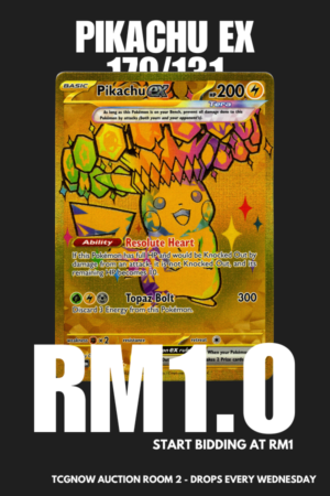 Pikachu EX Prismatic Evolutions 179/131 #1695 (NM)