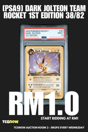 [PSA9] Dark Jolteon Team Rocket 1st Edition 38/82