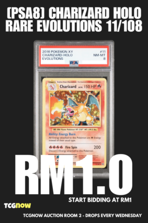 [PSA8] Charizard Holo Rare Evolutions 11/108