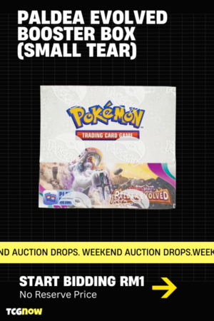 Paldea Evolved Booster Box (Small Tear) with Acrylic Case