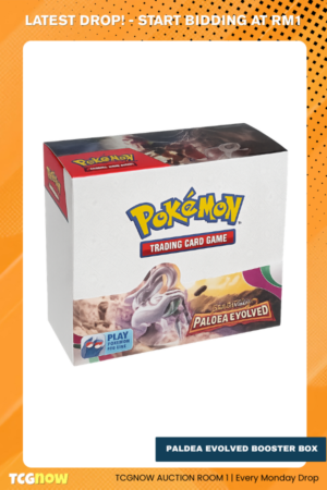 Paldea Evolved Booster Box with Acrylic Case