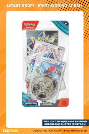 Twilight Masquerade Premium Checklane Blister (Porygon)