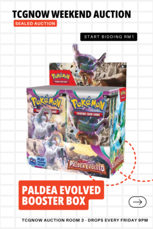 Paldea Evolved Booster Box with Acrylic box