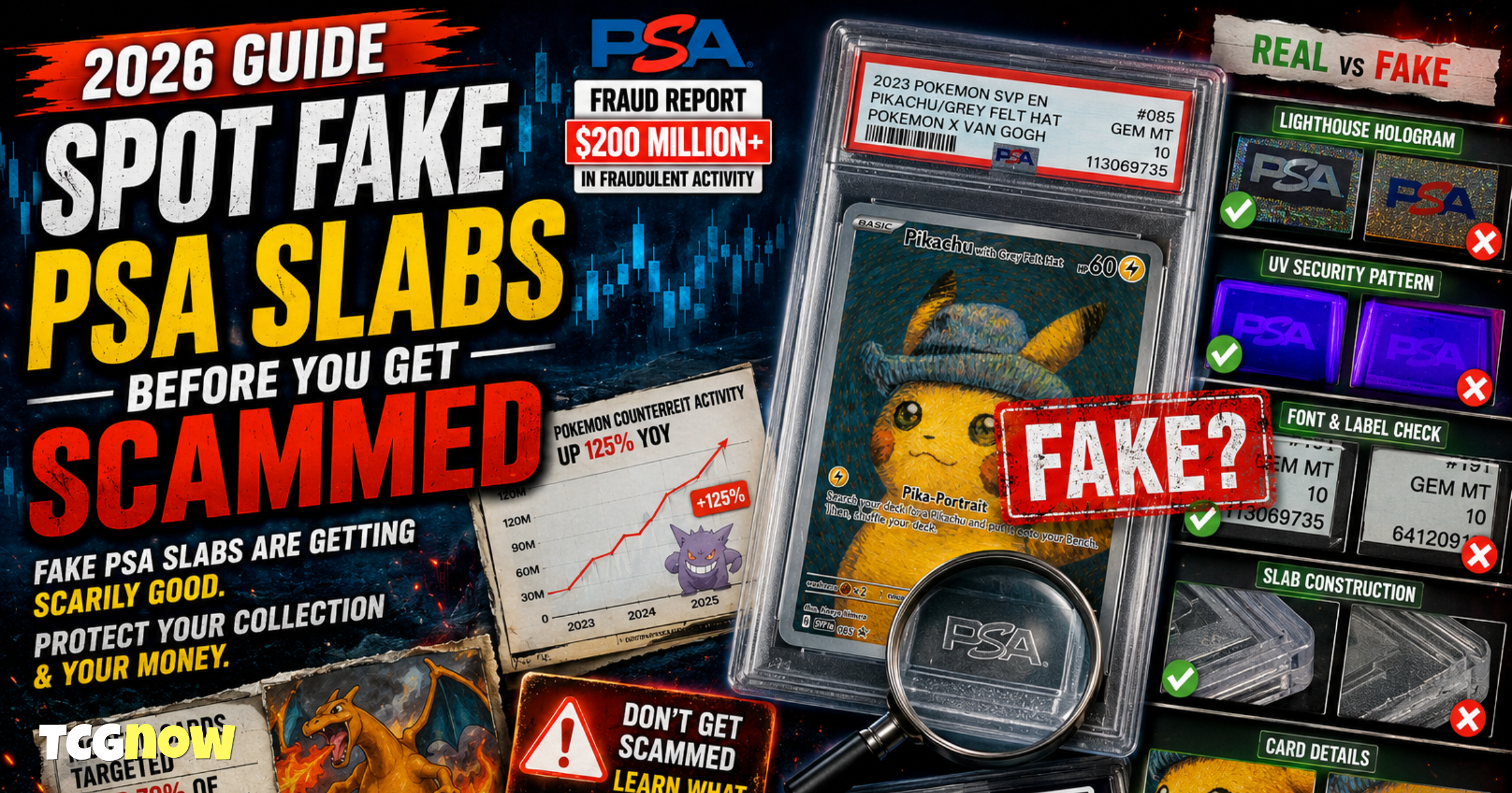 The 2026 Guide to Spotting Fake PSA Pokémon Slabs