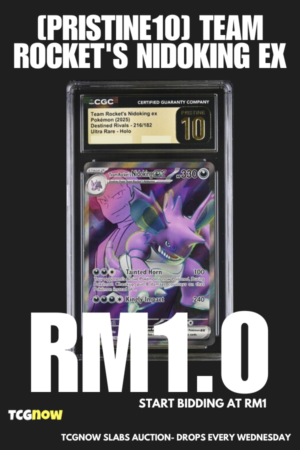 [Pristine10] Team Rocket's Nidoking ex Destined Rivals 216/182