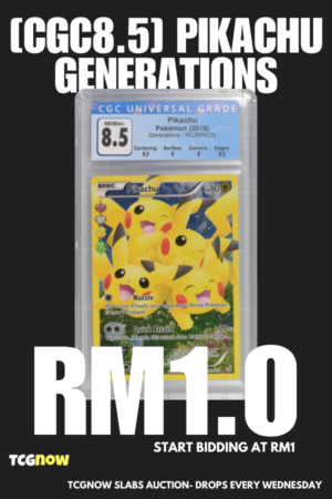 [CGC8.5] Pikachu Generations RC29/RC32