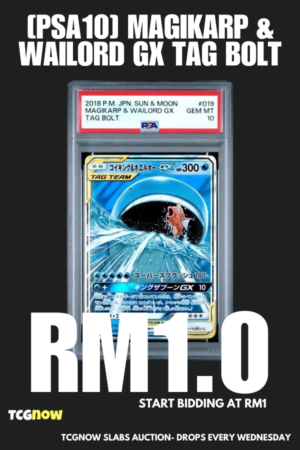 [PSA10] Magikarp & Wailord GX Tag Bolt 019/095
