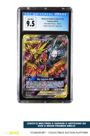 [CGC9.5] Moltres & Zapdos & Articuno GX Sun & Moon Promos SM210