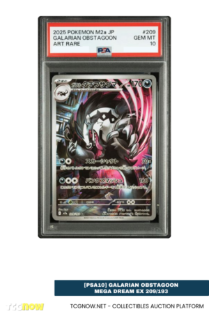 [PSA10] Galarian Obstagoon Mega Dream ex 209/193