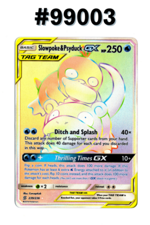 #99003 - Slowpoke & Psyduck GX – Unified Minds #239/236
