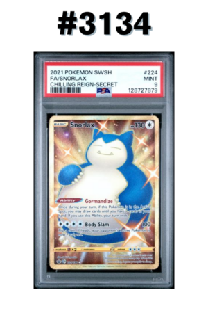 #3134 - [PSA 9] Snorlax – Chilling Reign #224/198
