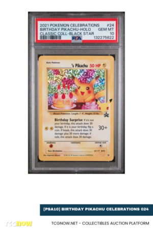 [PSA10] Birthday Pikachu Celebrations 024
