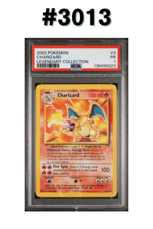 #3013 - [PSA 1] Charizard – Legendary Collection #3/110