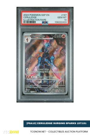 [PSA10] Ceruledge Surging Sparks 197/191