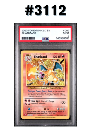 #3112 - [PSA 9] Charizard – Pokémon TCG Classic #003/034