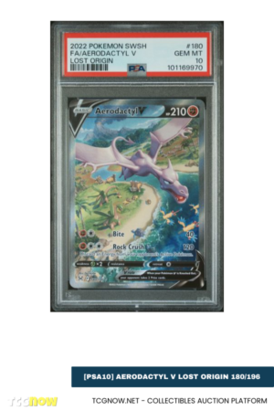 [PSA10] Aerodactyl V Lost Origin 180/196