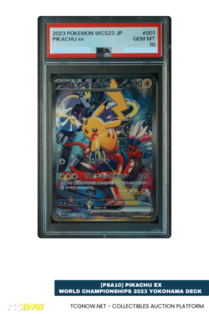 [PSA10] Pikachu ex World Championships 2023 Yokohama Deck Pikachu 001/030