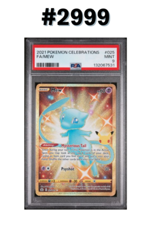 #2999 - [PSA 9] Mew – Celebrations #025/025