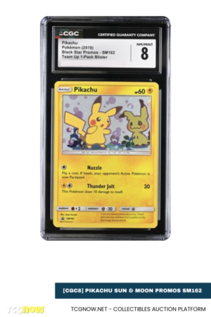 [CGC8] Pikachu Sun & Moon Promos SM162