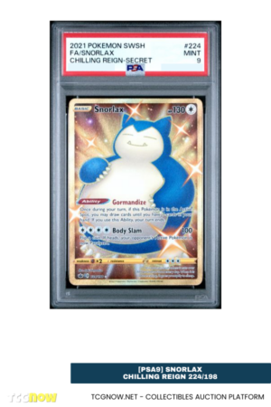 [PSA9] Snorlax Chilling Reign 224/198