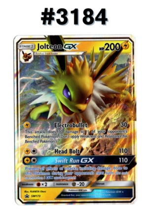 #3184 - Jolteon GX. - Sun & Moon Promos SM173