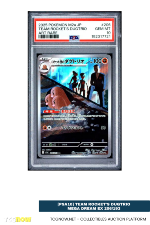 [PSA10] Team Rocket's Dugtrio Mega Dream ex 206/193