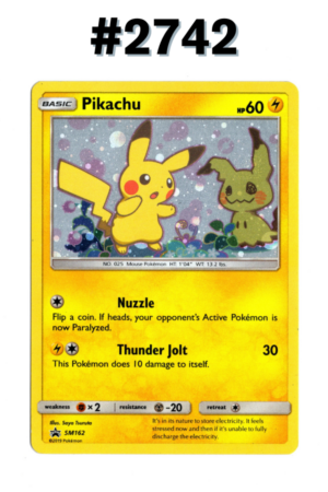 #2742 - Pikachu – Sun & Moon Promos #SM162