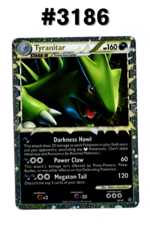 #3186 - Tyranitar - Unleashed 88/95
