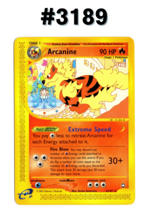 #3189 - Arcanine - Auqapolis 2/147