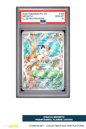 [PSA10] Meowth Phantasmal Flames 106/094