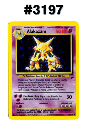 #3197 - Alakazam - Base Set 2 1/130