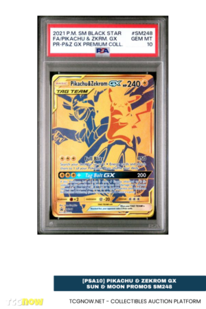 [PSA10] Pikachu & Zekrom GX Sun & Moon Promos SM248